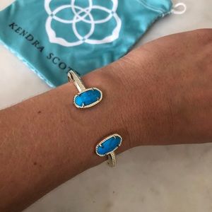 Kendra Scott Jewelry - Kendra Scott gold turquoise stone cuff bracelet Kendra Scott Jewelry - Kendra Scott gold turquoise stone cuff bracelet